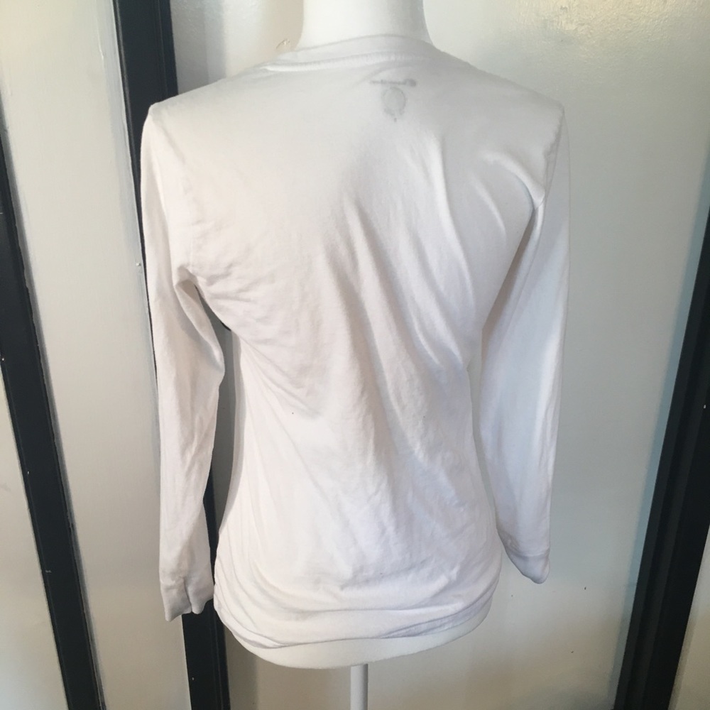 White long sleeve v neck university of Arizona - Picture 3 of 4